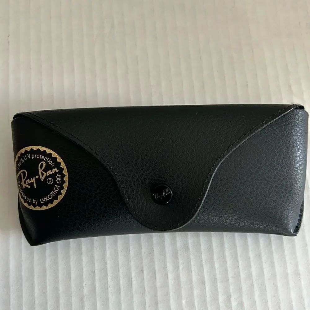 Ray Barn Black Sunglasses Case and Cleaning Cloth